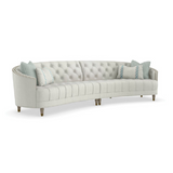 Sofa pikowana z ćwiekami