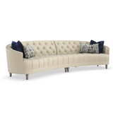 Sofa pikowana z ćwiekami