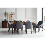 Krzesło z podłokietnikami Natural Choice granatowe
