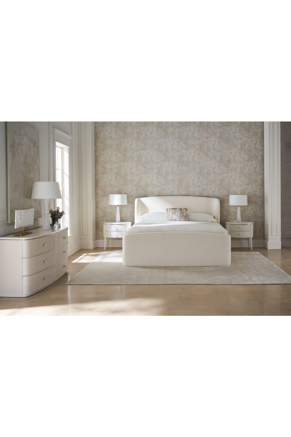 Łóżko Soft Embrace | Queen, Ivory