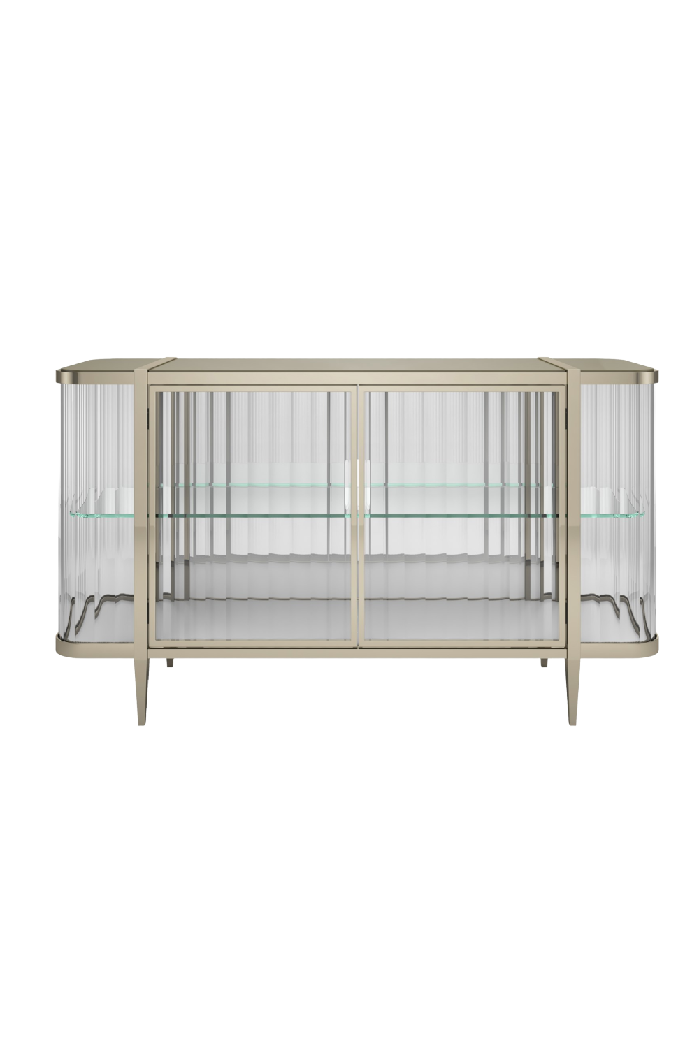 Komoda Wavy Mirror z 2 drzwiami | Caracole Stop And Stare | Caracole.eu.com