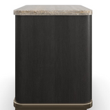 Szafka nocna Rhythm | 2 szuflady, Black
