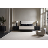 Szafka nocna Rhythm | 2 szuflady, Black