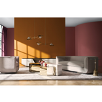 Zakrzywiona sofa w kolorze ciemnoszarym | Maszynka do strzyżenia Caracole | Caracole.eu.com