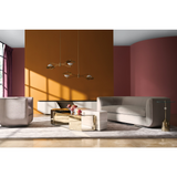 Zakrzywiona sofa w kolorze ciemnoszarym | Maszynka do strzyżenia Caracole | Caracole.eu.com