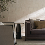 Sofa Tuxedo brązowa