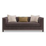 Sofa Tuxedo brązowa