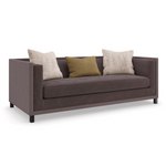 Sofa Tuxedo brązowa