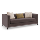 Sofa Tuxedo brązowa