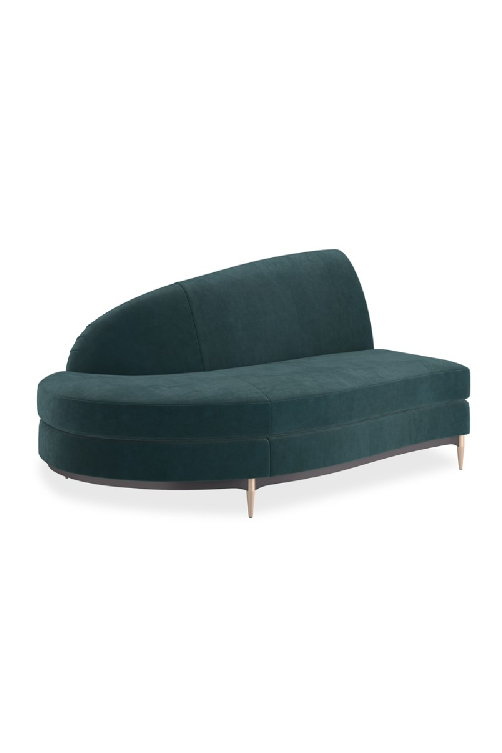 Sofa narożna Three's Company zielona