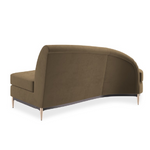 Sofa narożna Three's Company brązowa