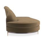 Sofa narożna Three's Company brązowa