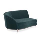 Sofa narożna Three's Company zielona