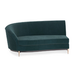 Sofa narożna Three's Company zielona