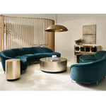 Sofa narożna Three's Company zielona