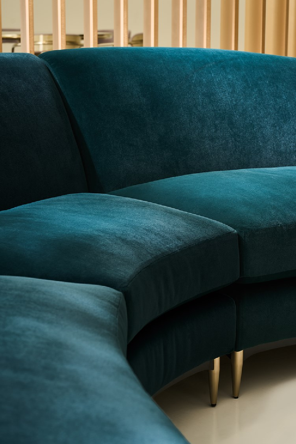 Sofa narożna Three's Company zielona