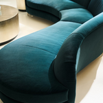 Sofa narożna Three's Company zielona