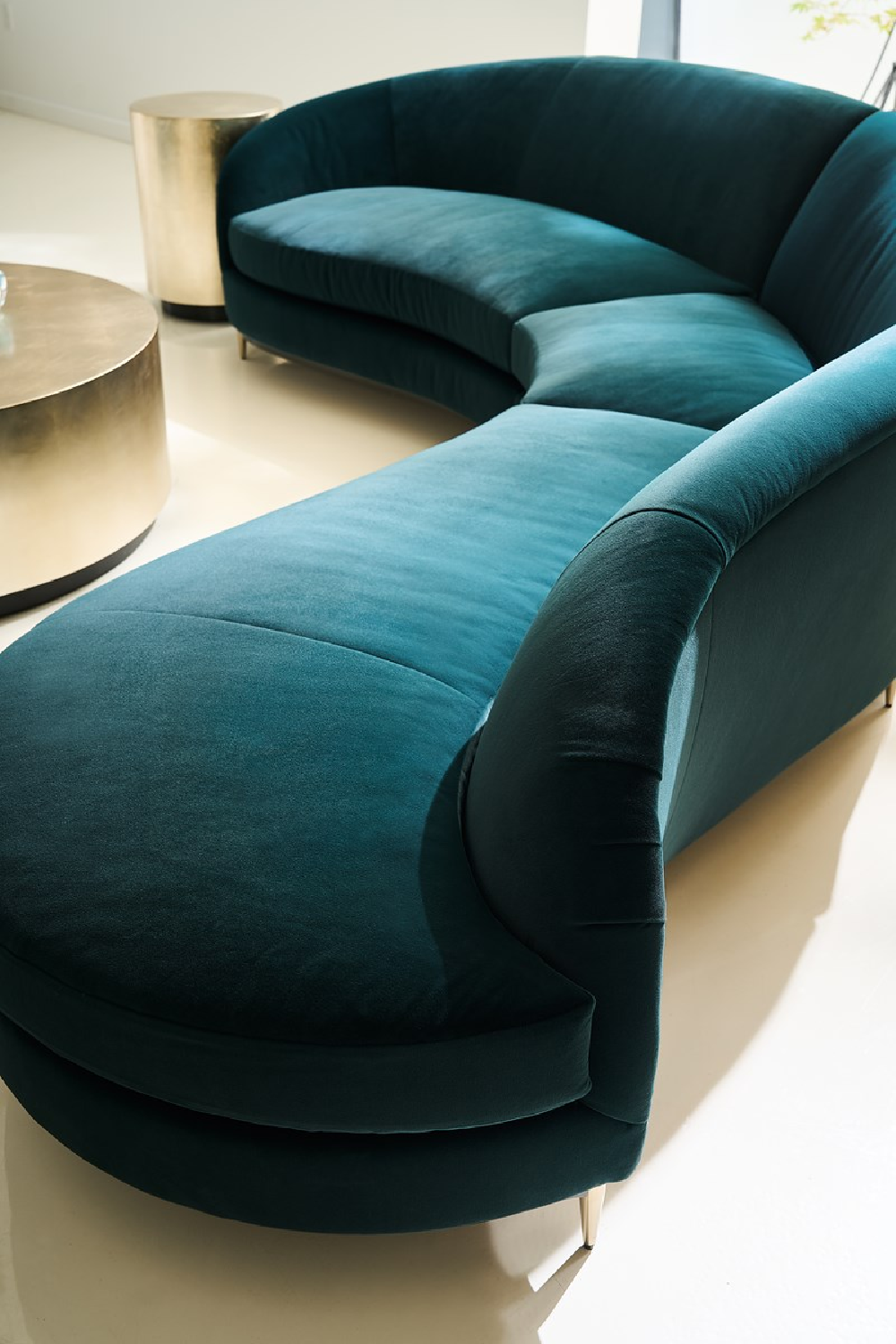 Sofa narożna Three's Company zielona