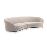Sofa narożna Three's Company beżowa