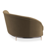 Sofa narożna Three's Company brązowa