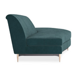 Sofa narożna Three's Company zielona