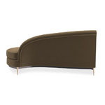 Sofa narożna Three's Company brązowa