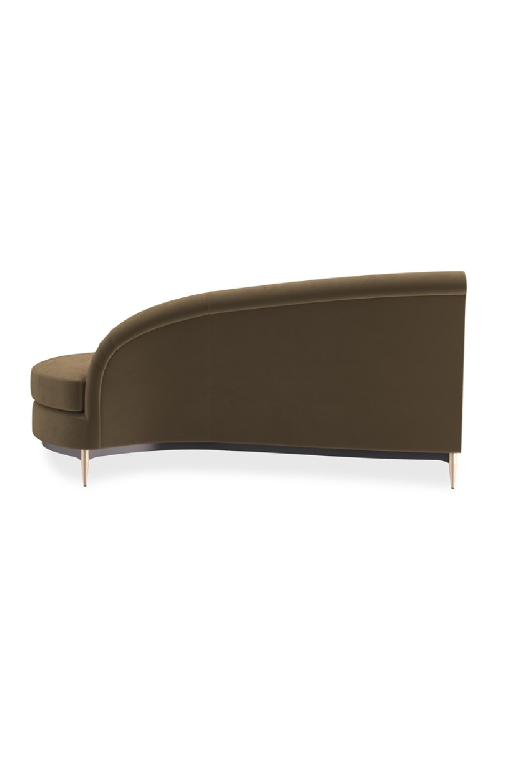 Sofa narożna Three's Company brązowa