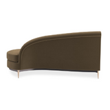 Sofa narożna Three's Company brązowa