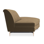 Sofa narożna Three's Company brązowa