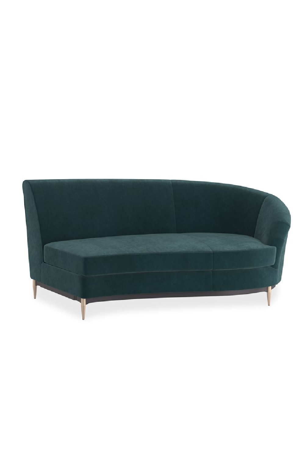Sofa narożna Three's Company zielona