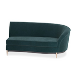 Sofa narożna Three's Company zielona