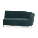 Sofa narożna Three's Company zielona