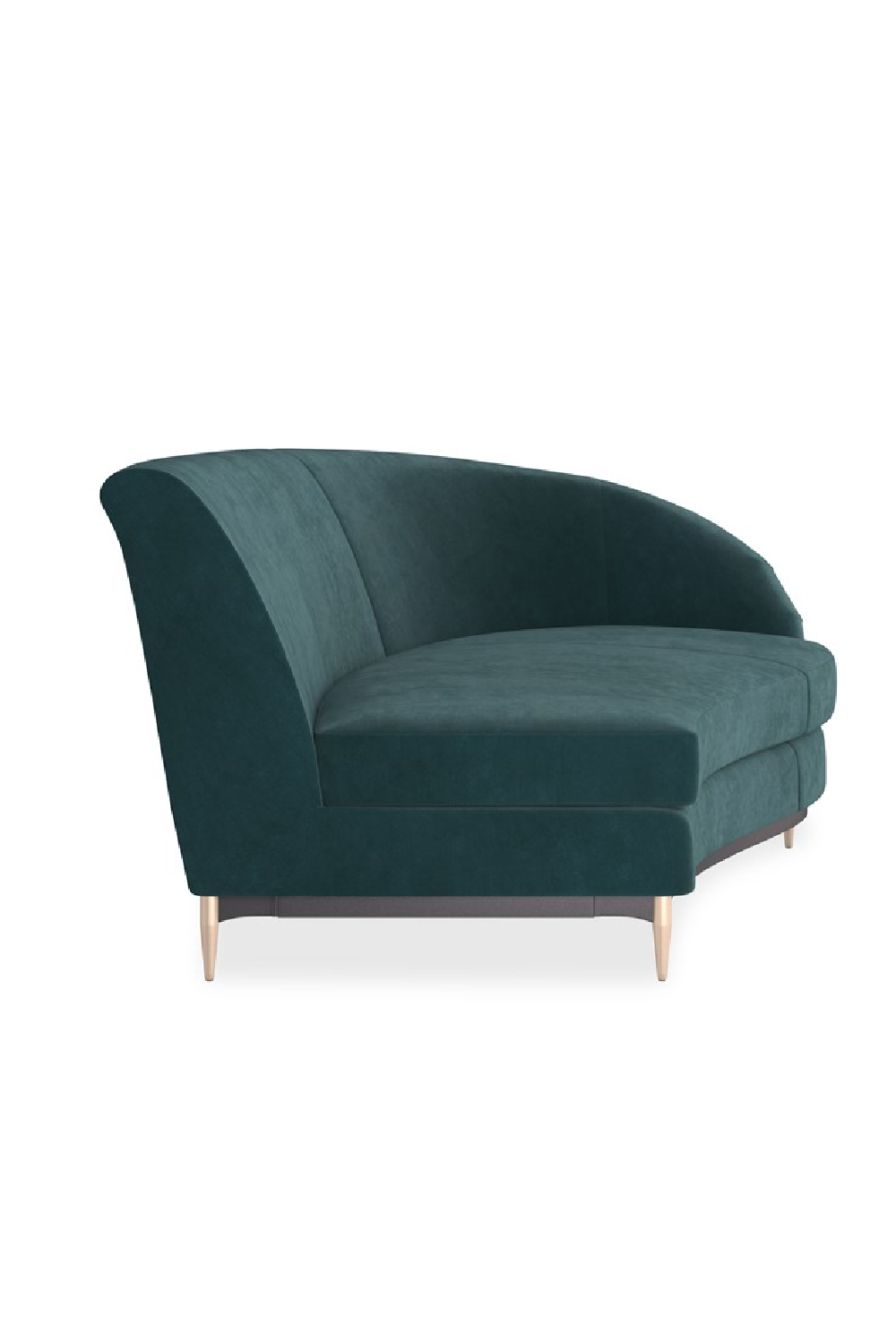 Sofa narożna Three's Company zielona