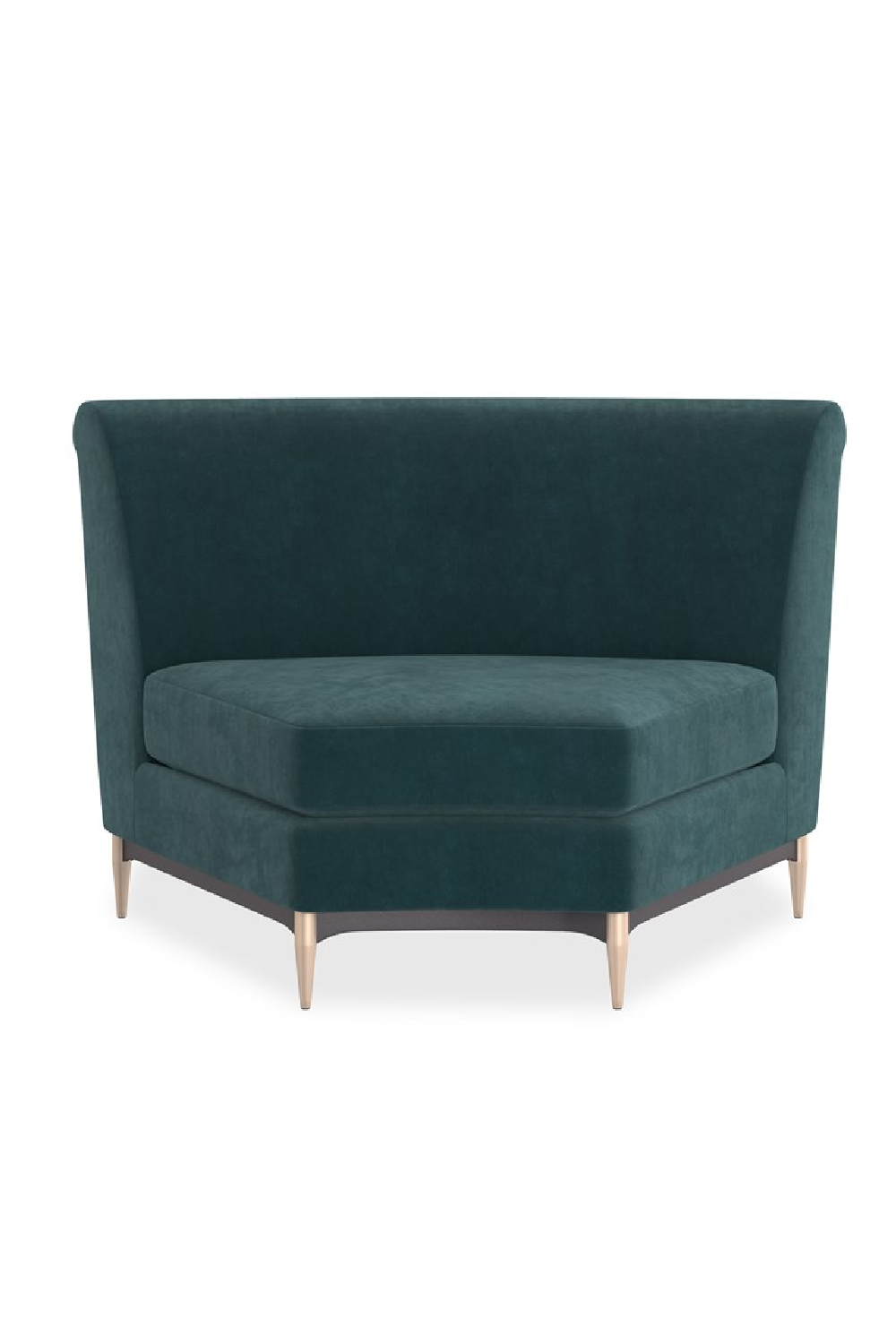 Sofa narożna Three's Company zielona