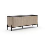 Kredens Madera | szklany blat