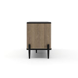 Kredens Madera | szklany blat