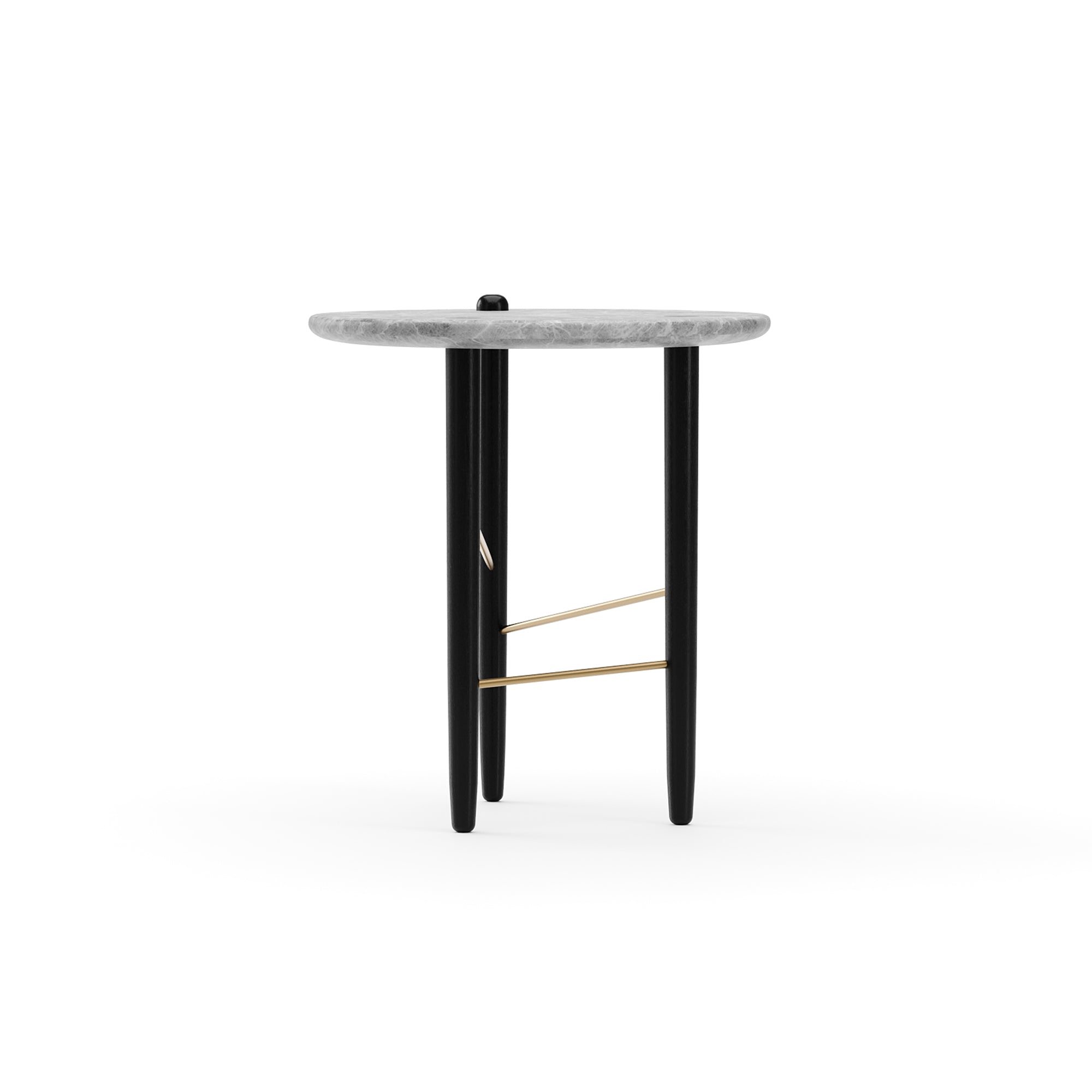 Stolik boczny Madera | kamienny blat, duży