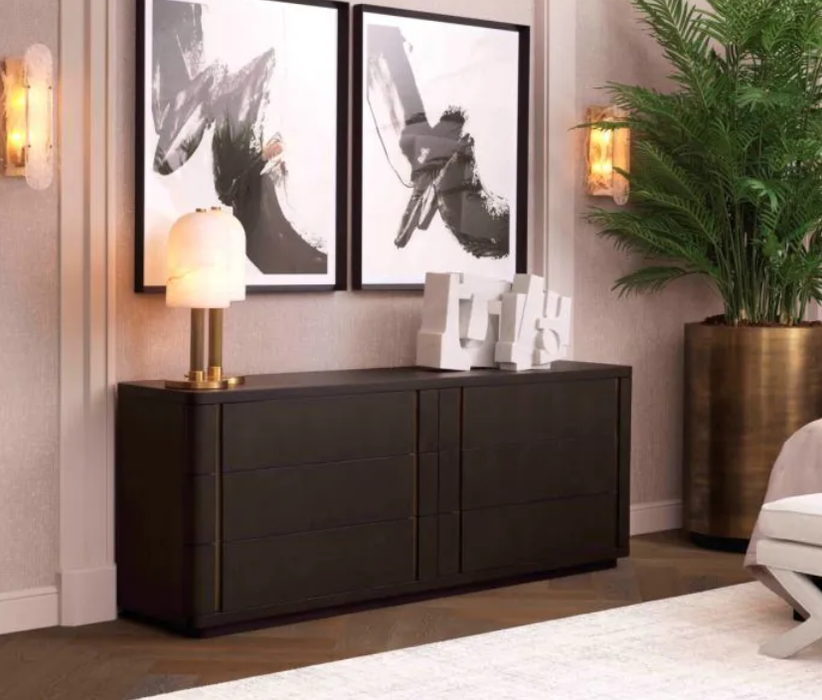 Antique brass finish | alabaster