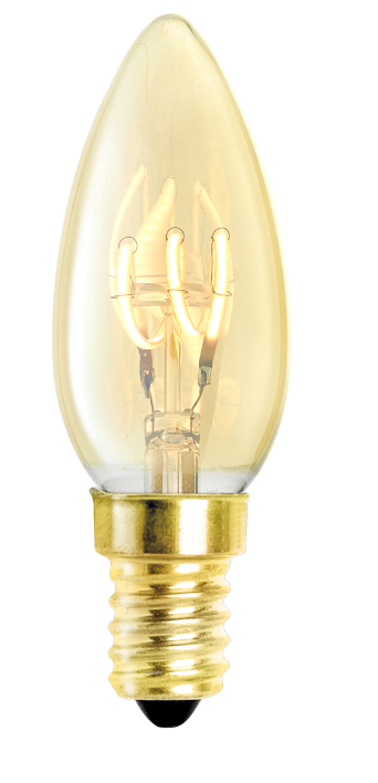 Żarówka LED typ C, 4W E14 ø 3,5 x 10 cm, zestaw 4 szt.