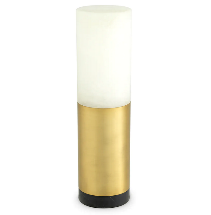 Antique brass finish | alabaster | black marble