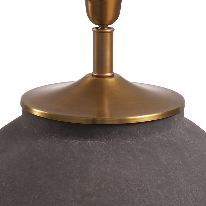 Taupe finish | brushed brass finish