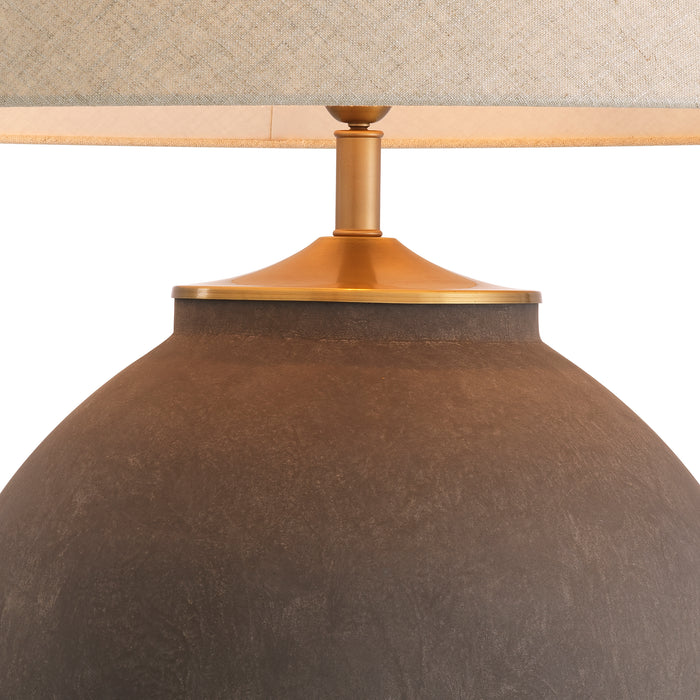 Taupe finish | brushed brass finish