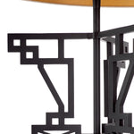 Matte black finish | black marble base