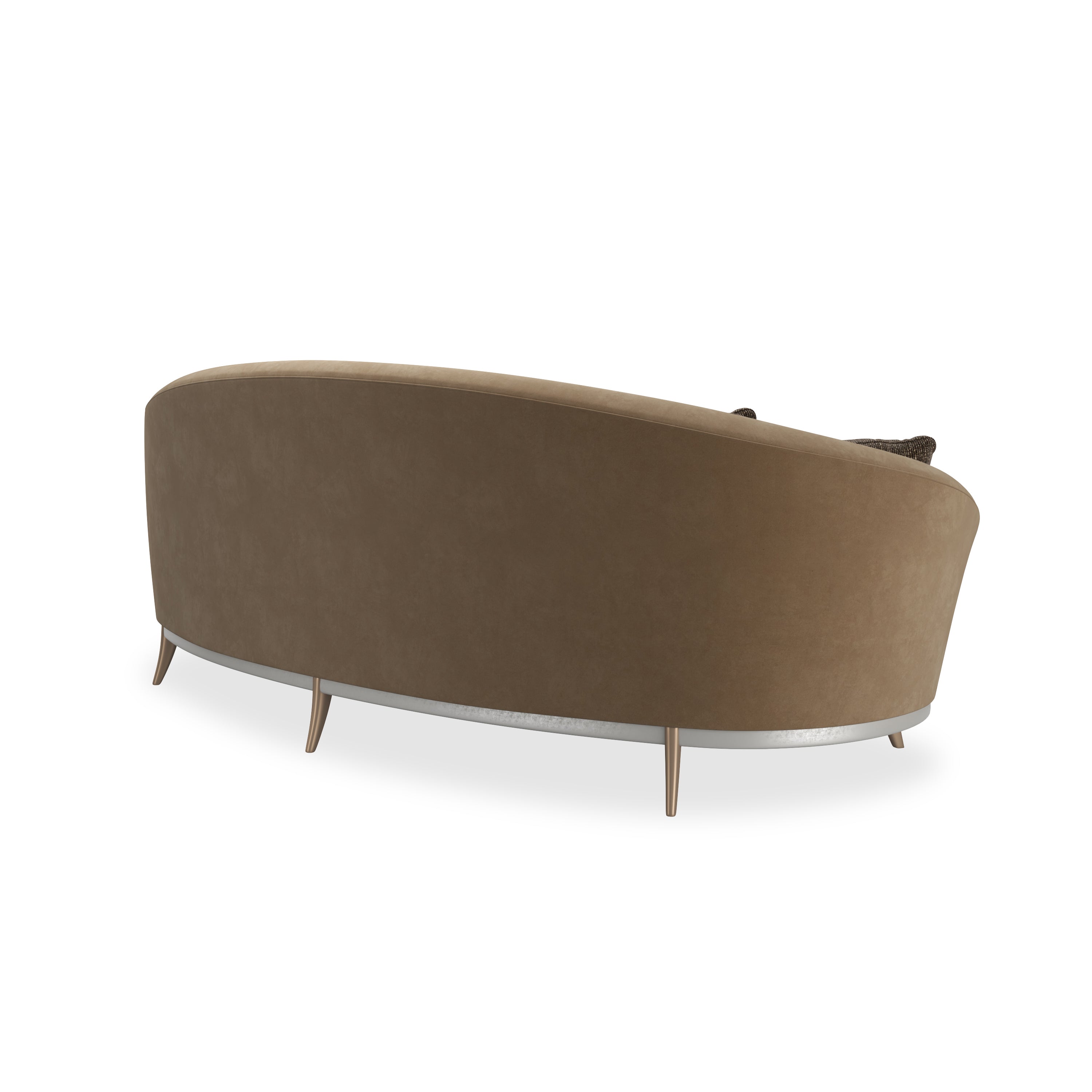 Sofa welurowa nerkowa | kolekcja do uzupełnienia
