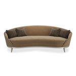 Sofa welurowa nerkowa | kolekcja do uzupełnienia