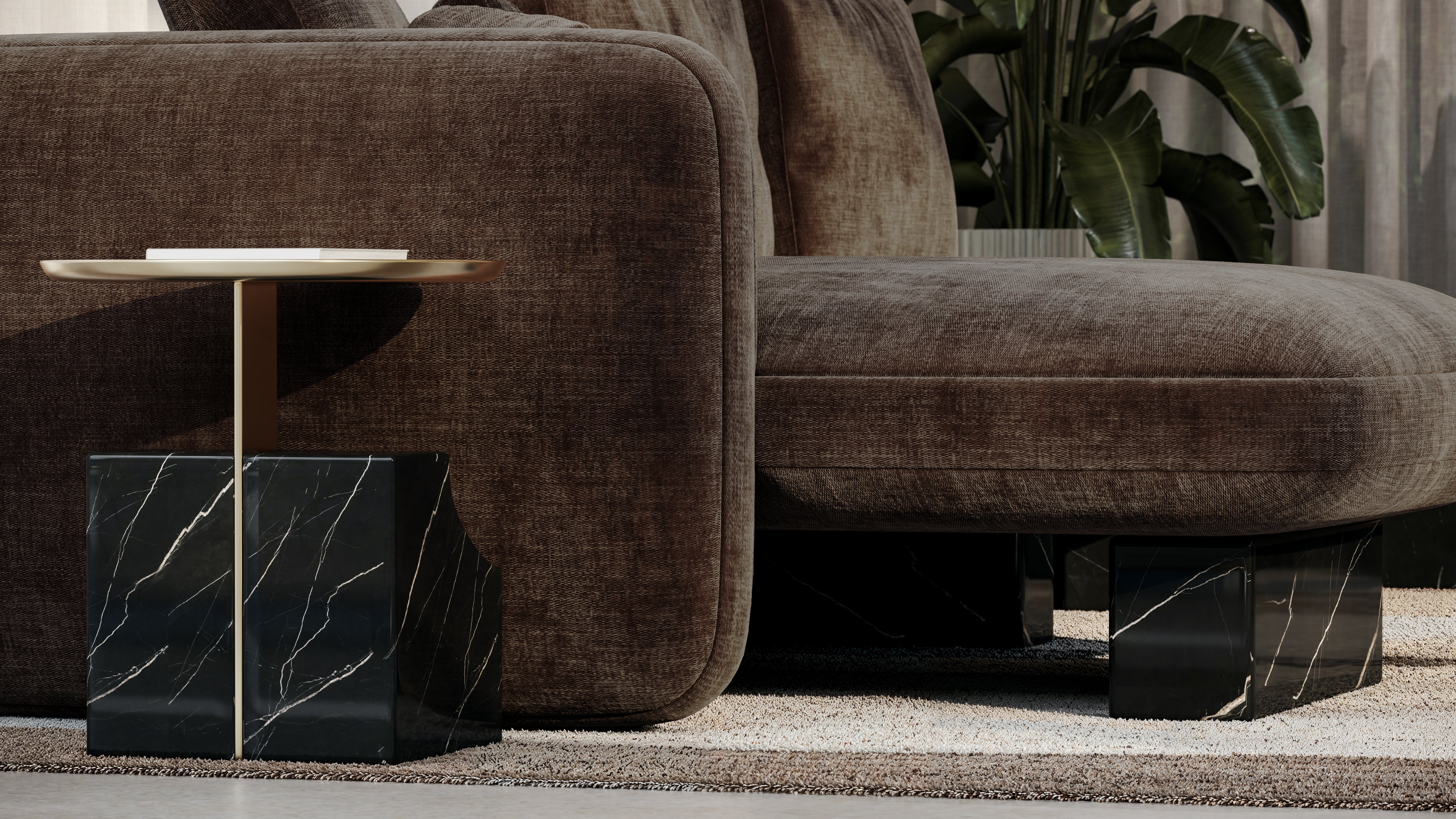Stolik boczny Overlap Accent