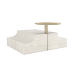 Stolik kawowy Overlap Wedge Light