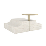 Stolik kawowy Overlap Wedge Light
