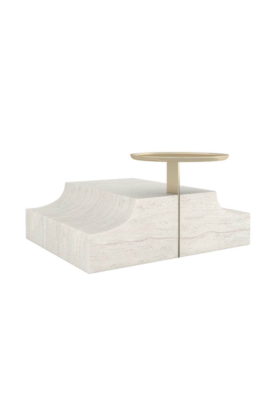 Stolik kawowy Overlap Wedge Light