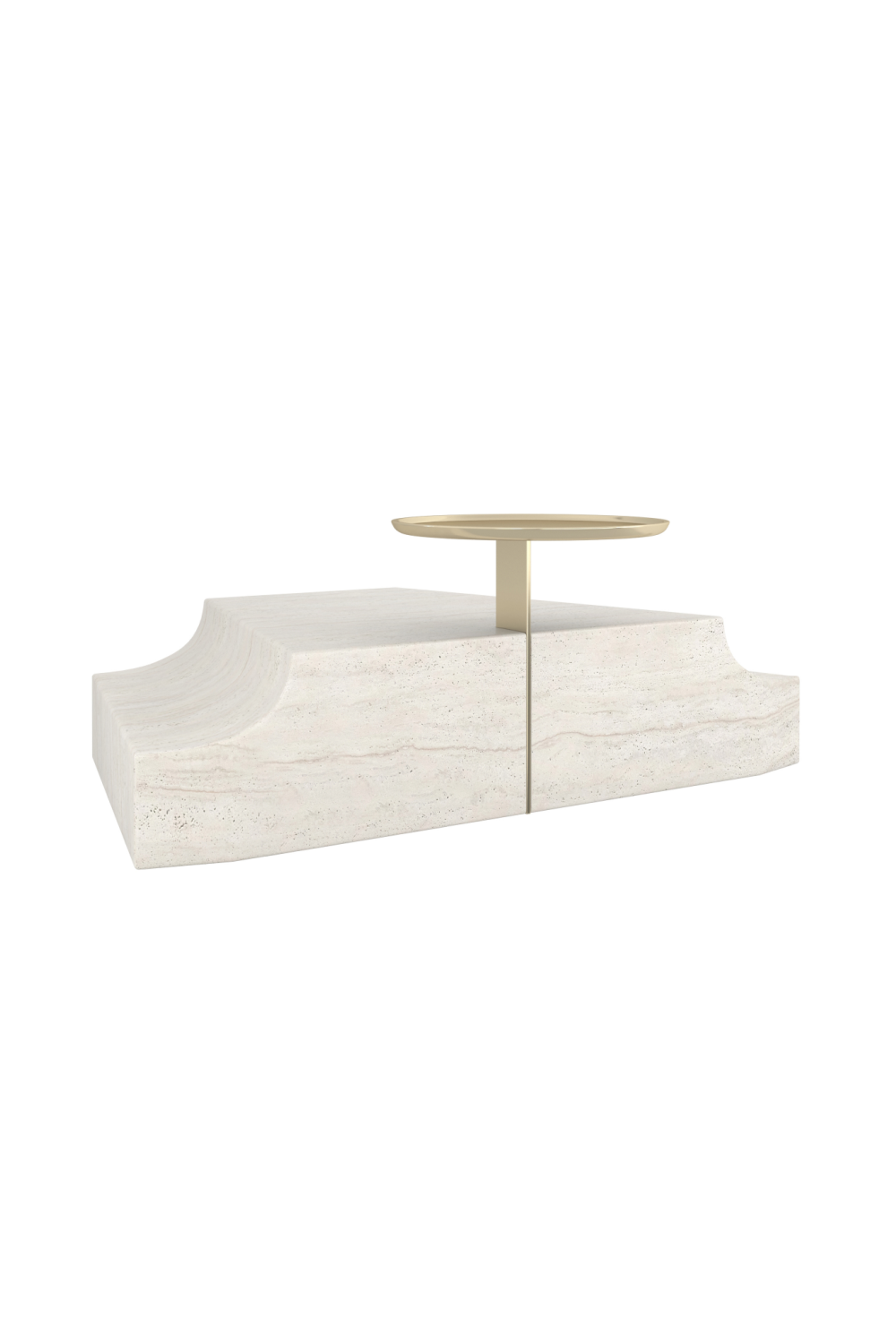 Stolik kawowy Overlap Wedge Light